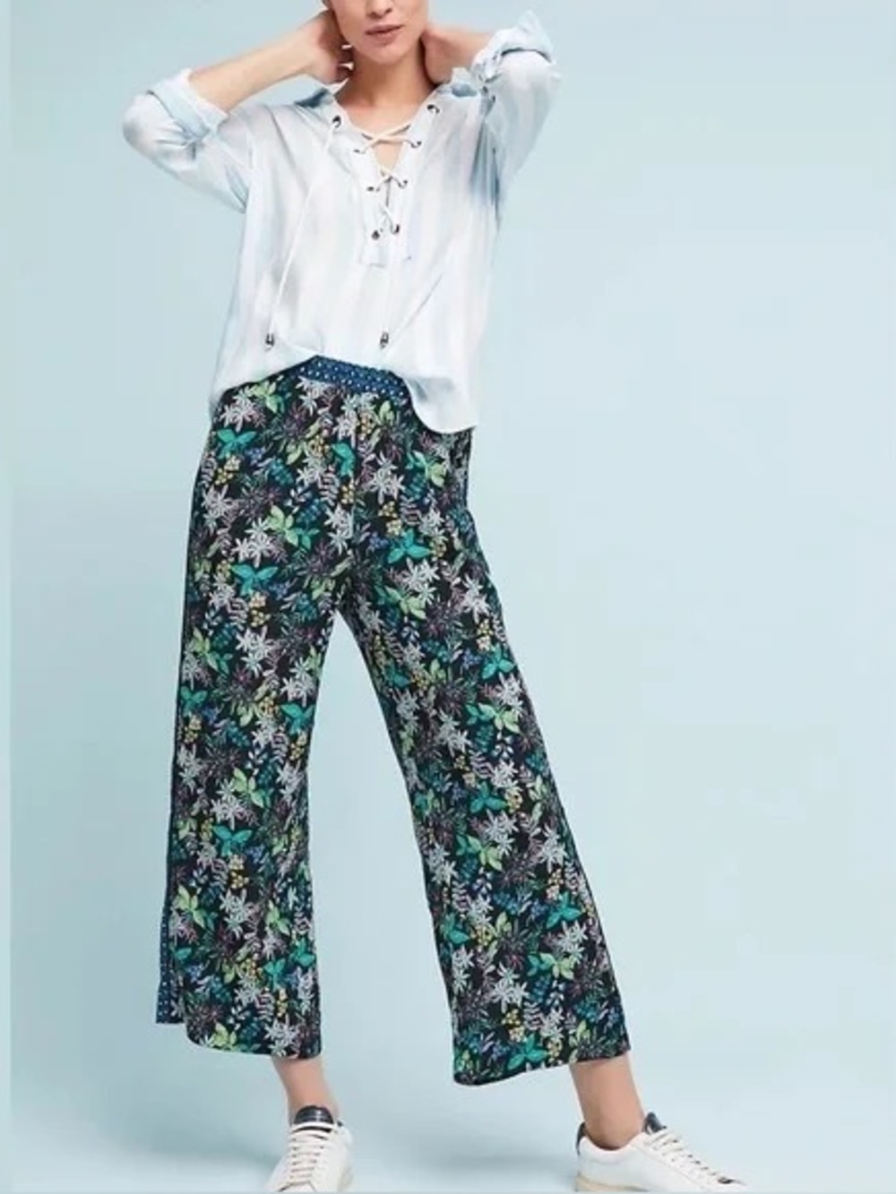 Anthropologie Ett:Twa Rousseau Cropped Wide-Leg Pants M?